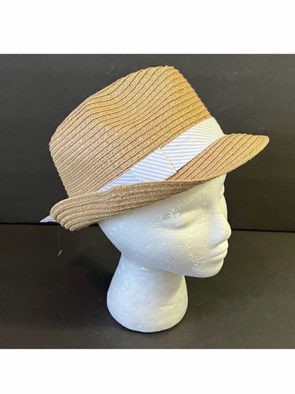 Tommy Bahama Kids Boys Fedora Hat Size S Beach Golf Boat Preppy Travel Easter
